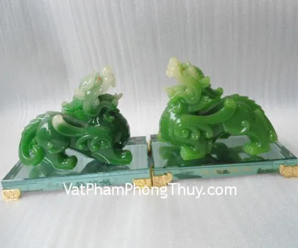 Tỳ hưu ngọc Phỉ Thúy xanh đậm vân mây A+++++ (GCN:621 - 30gr) FS6897-F2-7590